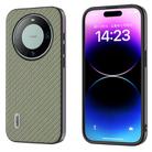 For Huawei Mate 60 ABEEL Carbon Fiber Texture Protective Phone Case(Green) - 1