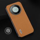 For Huawei Mate 60 Pro ABEEL Carbon Fiber Texture Protective Phone Case(Light Brown) - 2