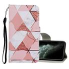 For iPhone 11 Pro Max Colored Drawing Pattern Horizontal Flip Leather Case with Holder & Card Slots & Wallet(Marble) - 1