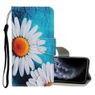 For iPhone 11 Pro Colored Drawing Pattern Horizontal Flip Leather Case with Holder & Card Slots & Wallet(Daisy) - 1