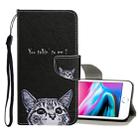 For iPhone 8 / 7 Colored Drawing Pattern Horizontal Flip Leather Case with Holder & Card Slots & Wallet(Little Cat) - 1