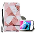 For iPhone 8 / 7 Colored Drawing Pattern Horizontal Flip Leather Case with Holder & Card Slots & Wallet(Marble) - 1