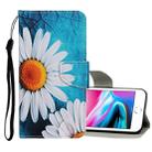 For iPhone 8 / 7 Colored Drawing Pattern Horizontal Flip Leather Case with Holder & Card Slots & Wallet(Daisy) - 1