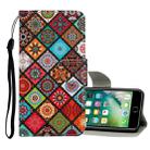 For iPhone 8 Plus / 7 Plus Colored Drawing Pattern Horizontal Flip Leather Case with Holder & Card Slots & Wallet(Folk-custom) - 1