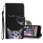 For iPhone 6 Plus / 6s Plus Colored Drawing Pattern Horizontal Flip Leather Case with Holder & Card Slots & Wallet(Little Cat) - 1