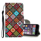 For iPhone 6 Plus / 6s Plus Colored Drawing Pattern Horizontal Flip Leather Case with Holder & Card Slots & Wallet(Folk-custom) - 1