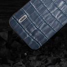 For Huawei Mate 60 Pro ABEEL Crocodile Texture Genuine Leather Phone Case(Blue) - 3