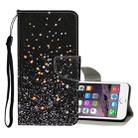For iPhone 6 / 6s Colored Drawing Pattern Horizontal Flip Leather Case with Holder & Card Slots & Wallet(Black Five-pointed Star) - 1