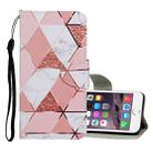 For iPhone 6 / 6s Colored Drawing Pattern Horizontal Flip Leather Case with Holder & Card Slots & Wallet(Marble) - 1