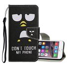 For iPhone 6 / 6s Colored Drawing Pattern Horizontal Flip Leather Case with Holder & Card Slots & Wallet(Penguin) - 1