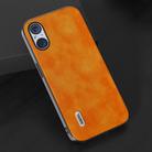 For Sony Xperia 5 V ABEEL Dual Color Lichi Texture PU Phone Case(Orange) - 3