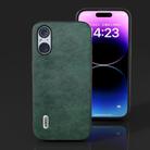 For Sony Xperia 5 V ABEEL Dual Color Lichi Texture PU Phone Case(Green) - 2