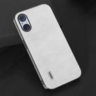 For Sony Xperia 5 V ABEEL Dual Color Lichi Texture PU Phone Case(White) - 3