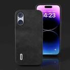 For Sony Xperia 5 V ABEEL Two-color Calf Texture PU Phone Case(Black) - 2