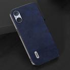 For Sony Xperia 5 V ABEEL Two-color Calf Texture PU Phone Case(Blue) - 3