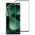 For OPPO Find X7 Ultra 9H HD 3D Curved Edge Tempered Glass Film(Black) - 1