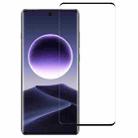 For OPPO Find X7 9H HD 3D Curved Edge Tempered Glass Film(Black) - 1