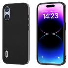 For Sony Xperia 5 V ABEEL Haze Texture PU Phone Case(Black) - 1
