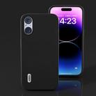 For Sony Xperia 5 V ABEEL Haze Texture PU Phone Case(Black) - 2