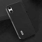 For Sony Xperia 10 VI ABEEL Haze Texture PU Phone Case(Black) - 2