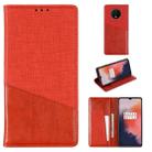 For OnePlus 7T MUXMA MX109 Horizontal Flip Leather Case with Holder & Card Slot & Wallet(Red) - 1