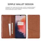 For OnePlus 7T MUXMA MX109 Horizontal Flip Leather Case with Holder & Card Slot & Wallet(Brown) - 3