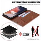For OnePlus 7T MUXMA MX109 Horizontal Flip Leather Case with Holder & Card Slot & Wallet(Brown) - 6