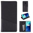 For OnePlus 7T Pro MUXMA MX109 Horizontal Flip Leather Case with Holder & Card Slot & Wallet(Black) - 1