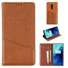 For OnePlus 7T Pro MUXMA MX109 Horizontal Flip Leather Case with Holder & Card Slot & Wallet(Brown) - 1