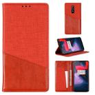 For OnePlus 6 MUXMA MX109 Horizontal Flip Leather Case with Holder & Card Slot & Wallet(Red) - 1