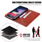 For OnePlus 6 MUXMA MX109 Horizontal Flip Leather Case with Holder & Card Slot & Wallet(Red) - 6