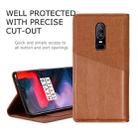 For OnePlus 6 MUXMA MX109 Horizontal Flip Leather Case with Holder & Card Slot & Wallet(Brown) - 5