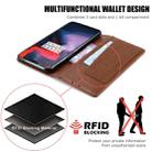 For OnePlus 6 MUXMA MX109 Horizontal Flip Leather Case with Holder & Card Slot & Wallet(Brown) - 6