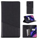 For OnePlus 6T MUXMA MX109 Horizontal Flip Leather Case with Holder & Card Slot & Wallet(Black) - 1