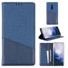 For OnePlus 7 Pro MUXMA MX109 Horizontal Flip Leather Case with Holder & Card Slot & Wallet(Blue) - 1