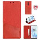 For OnePlus 8 MUXMA MX109 Horizontal Flip Leather Case with Holder & Card Slot & Wallet(Red) - 1