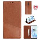 For OnePlus 8 MUXMA MX109 Horizontal Flip Leather Case with Holder & Card Slot & Wallet(Brown) - 1