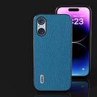 For Sony Xperia 5 V ABEEL Genuine Leather Litchi Texture Phone Case(Blue) - 2