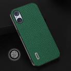 For Sony Xperia 5 V ABEEL Genuine Leather Litchi Texture Phone Case(Green) - 3