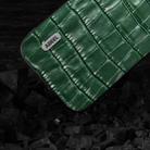For Sony Xperia 5 V ABEEL Crocodile Texture Genuine Leather Phone Case(Green) - 3