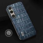For Sony Xperia 1 VI ABEEL Crocodile Texture Genuine Leather Phone Case(Blue) - 2