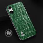 For Sony Xperia 10 VI ABEEL Crocodile Texture Genuine Leather Phone Case(Green) - 2