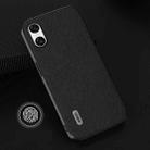 For Sony Xperia 10 VI ABEEL Genuine Leather + PC Litchi Texture Phone Case(Black) - 2