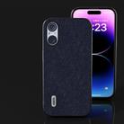 For Sony Xperia 5 V ABEEL Cross Texture Genuine Leather Phone Case(Blue) - 2