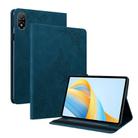 For Honor Pad V8 Pro Butterfly Flower Embossed Leather Tablet Case(Blue) - 1