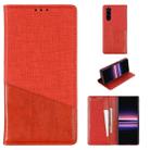 For Sony Xperia 5 MUXMA MX109 Horizontal Flip Leather Case with Holder & Card Slot & Wallet(Red) - 1