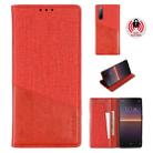 For Sony Xperia 10 II MUXMA MX109 Horizontal Flip Leather Case with Holder & Card Slot & Wallet(Red) - 1