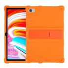 For Teclast M40 Shockproof Silicone Tablet Protective Case with Holder(Orange) - 1