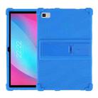 For Teclast P20 Shockproof Silicone Tablet Protective Case with Holder(Blue) - 1