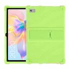 For Teclast P40 HD Shockproof Silicone Tablet Protective Case with Holder(Green) - 1